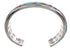 Multicolor Inlay And Authentic Sterling Silver Cuff Bracelet RS40944