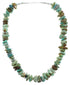 Silver Turquoise Navajo Bead Necklace AX99935