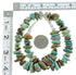 Silver Turquoise Navajo Bead Necklace AX99935