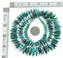 Sterling Silver Turquoise Navajo Jewelry Bead Necklace AX99941