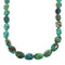 Genuine Sterling Silver Turquoise Navajo Bead Necklace AX102112