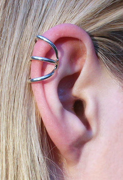 Zuni Genuine Sterling Silver Ear Cuff SX110709