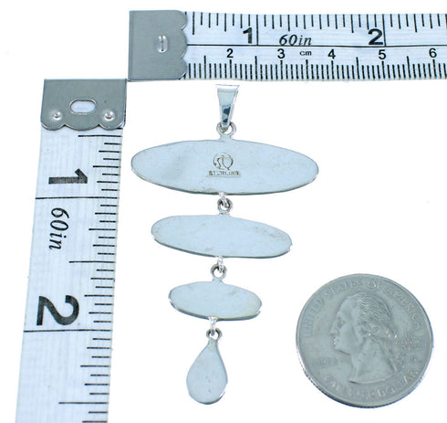 Southwestern Turquoise Sterling Silver Pendant PX23938