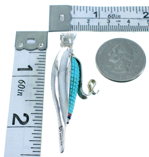 Multicolor Silver Corn Pendant YX77708