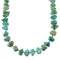 Genuine Sterling Silver Navajo Turquoise Bead Necklace SX108050