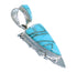 Turquoise Southwestern Sterling Silver Pendant MW67779