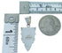Turquoise Southwestern Sterling Silver Pendant MW67779