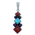 Sterling Silver And Multicolor Southwestern Pendant SX112857