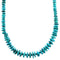 Genuine Sterling Silver And Turquoise Southwestern Bead Necklace DX117671