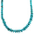 Genuine Sterling Silver And Turquoise Southwestern Bead Necklace DX117671