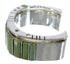 Authentic Sterling Silver And Turquoise Southwest Jewelry Cuff Bracelet RX102048