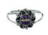 Sterling Silver Magenta Turquoise And Opal Inlay Ring Size 5-1/2 RX102051