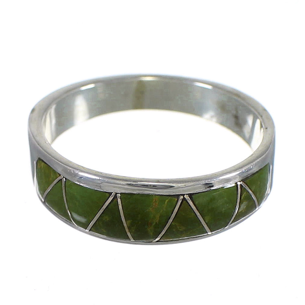 Sterling Silver Southwest Turquoise Jewelry Ring Size 4-1/2 QX84300 ...