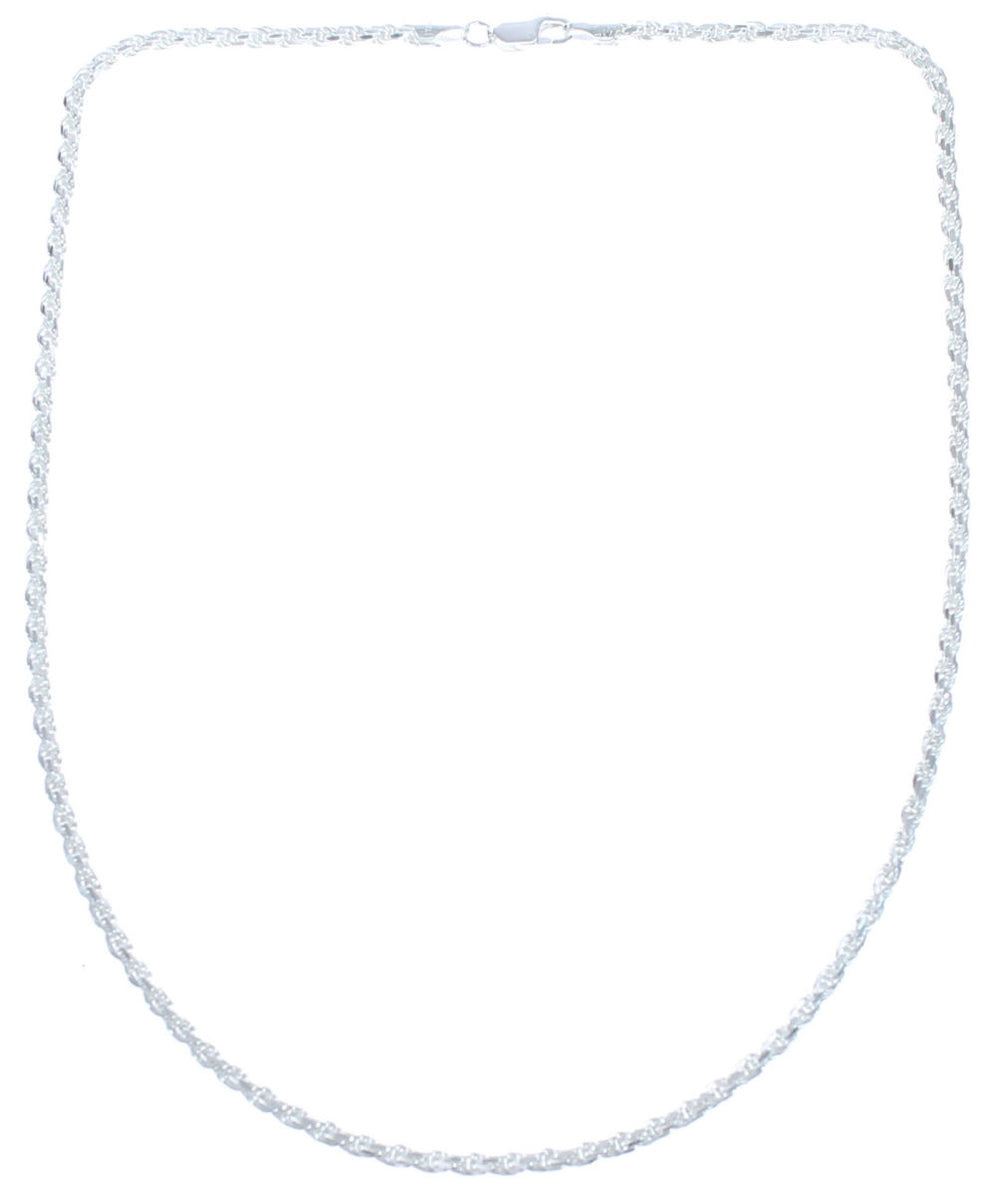 Genuine Sterling Silver Italian Rope Chain 18